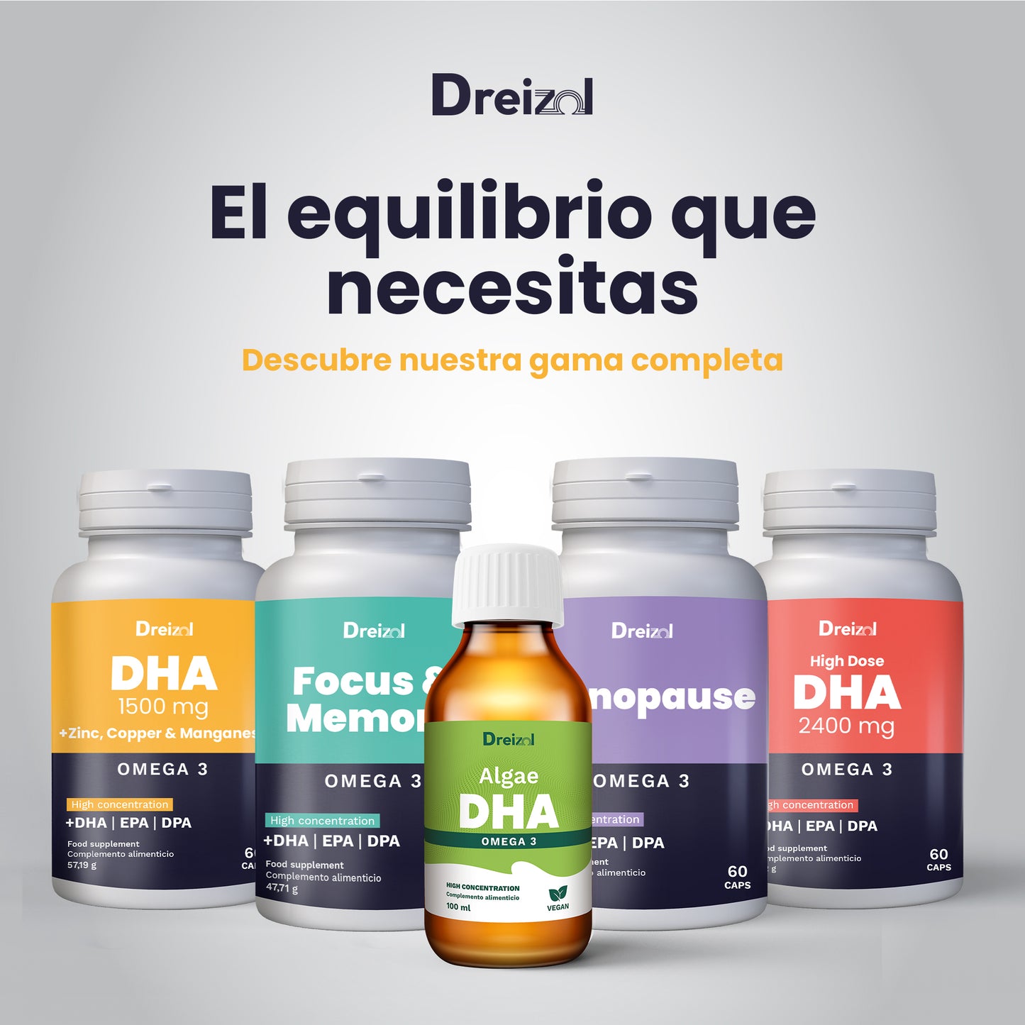 DHA 1500 Omega 3 + Zinc Cobre y Manganeso