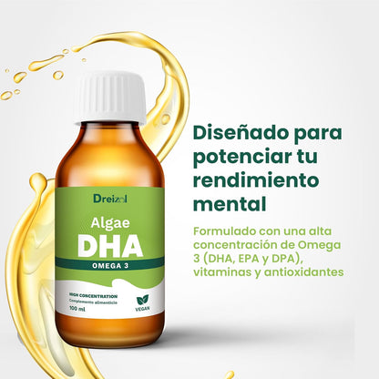 Algae DHA | Aceite Omega 3 Vegano de Alta Concentración