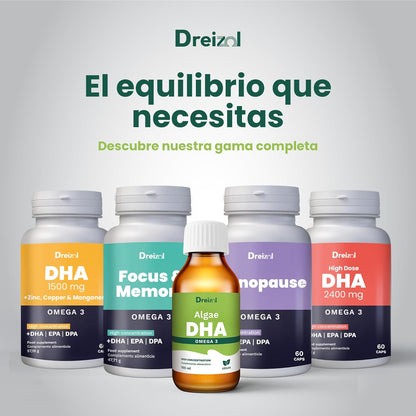 Algae DHA | Aceite Omega 3 Vegano de Alta Concentración