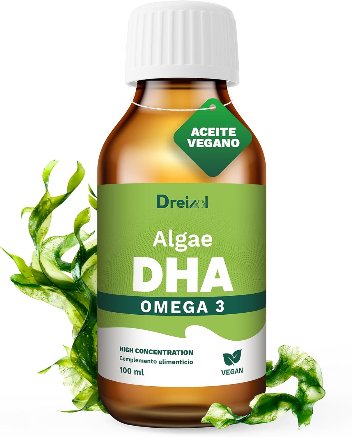 Algae DHA | Aceite Omega 3 Vegano de Alta Concentración