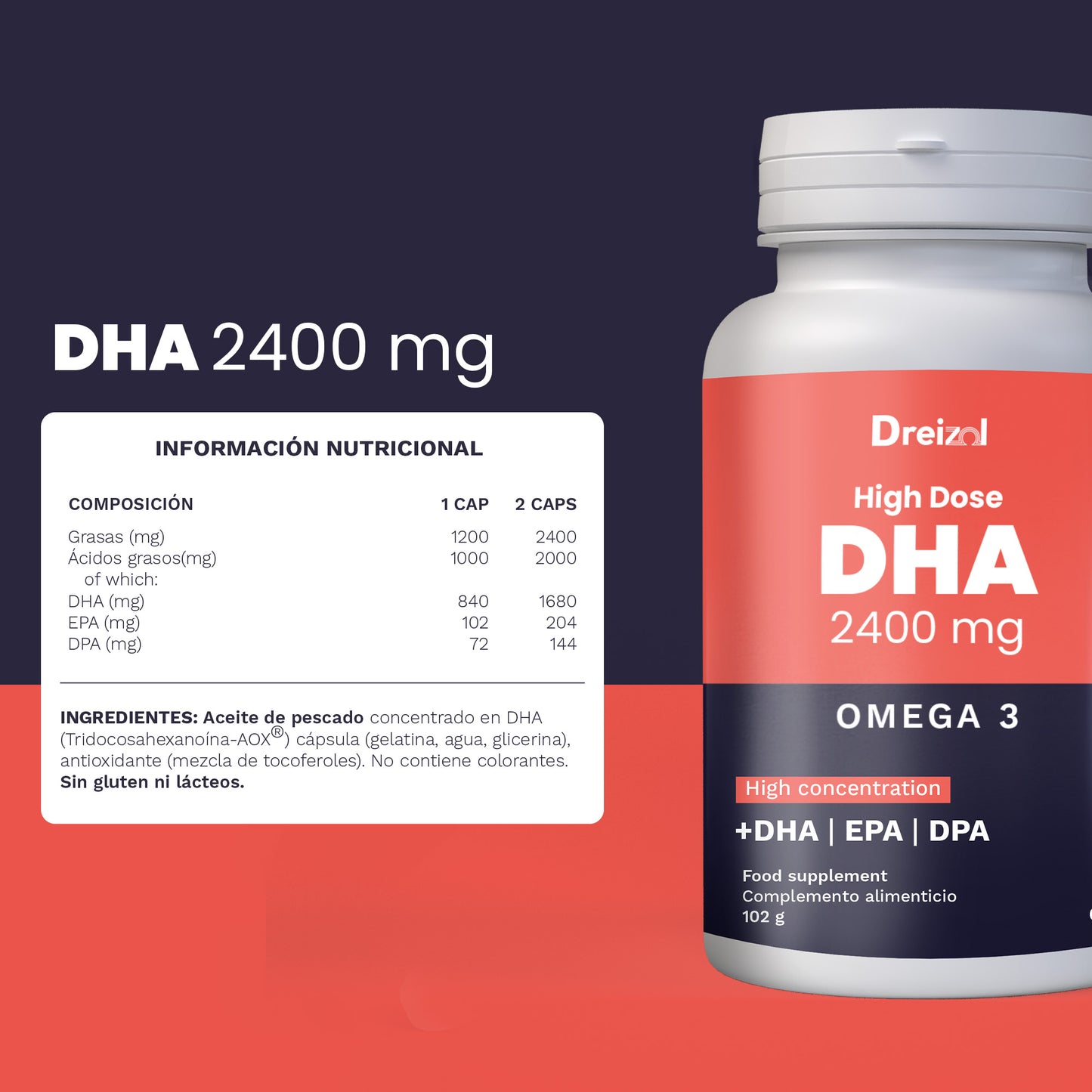 DHA 2400 High Dose