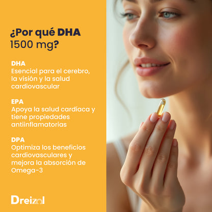 DHA 1500  Omega 3 + Zinc Cobre y Magnesio